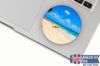 Picture of Sky Blue & Yellow Surfboard Sticker: Puerto Rico Beaches