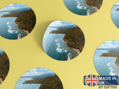 Picture of Hawaiian Island Sunset Aerial Photo Sticker