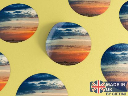 Picture of Taiwan Sunset Photo Sticker - Orange and Navyy