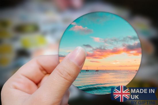 Picture of Vibrant Sunrise Beach Photo Sticker