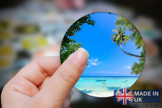 Picture of Tropical Paradise Photo Sticker - Exquisite Nature-Inspired Imagery