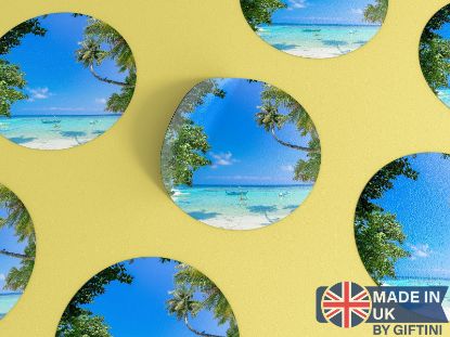 Picture of Tropical Paradise Photo Sticker - Exquisite Nature-Inspired Imagery