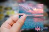 Picture of Dreamy Sky Sticker: Pink Clouds, Blue Ocean