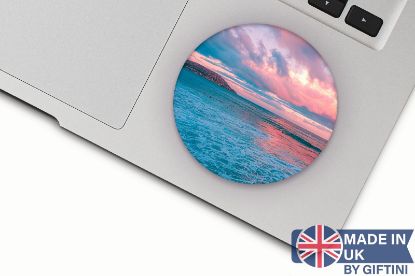 Picture of Dreamy Sky Sticker: Pink Clouds, Blue Ocean