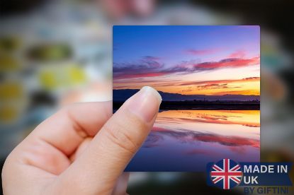 Picture of Colorful Sunset Reflection: Emotive Fields of Color