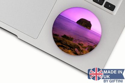 Picture of Purple Sky Beach Rocks - Photo Sticker